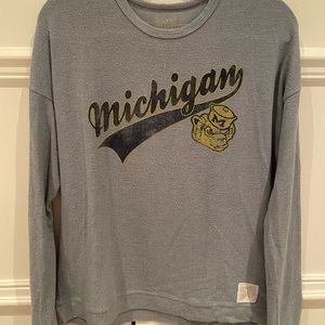 Light Blue Michigan Long Sleeve